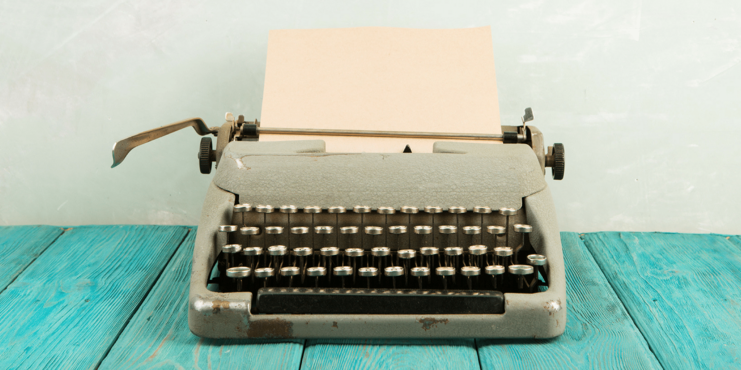a vintage typewriter