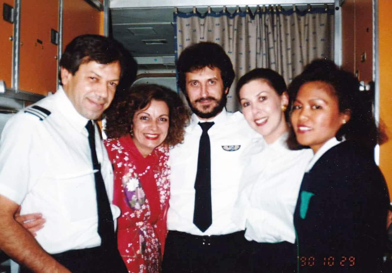 Olga as a Flight Attendant