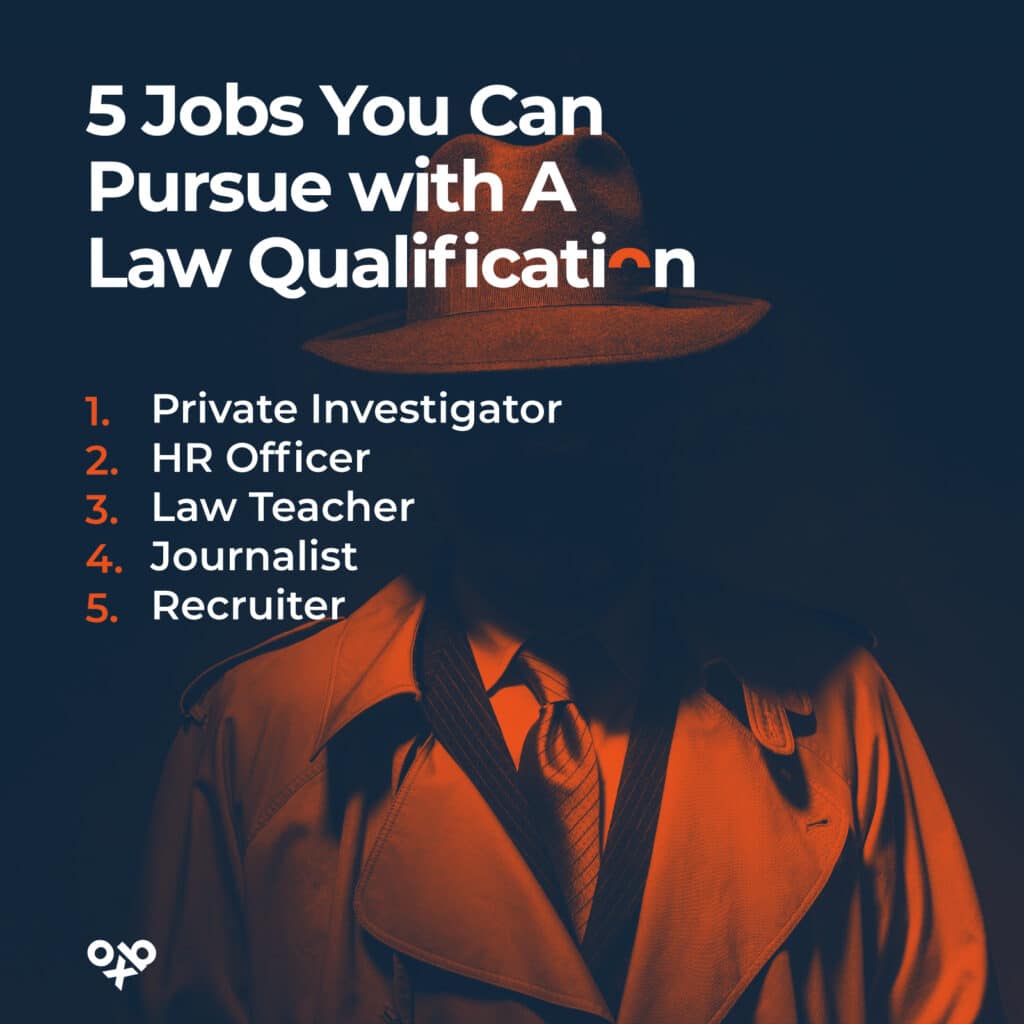 jobs you can pursue with a law qualification