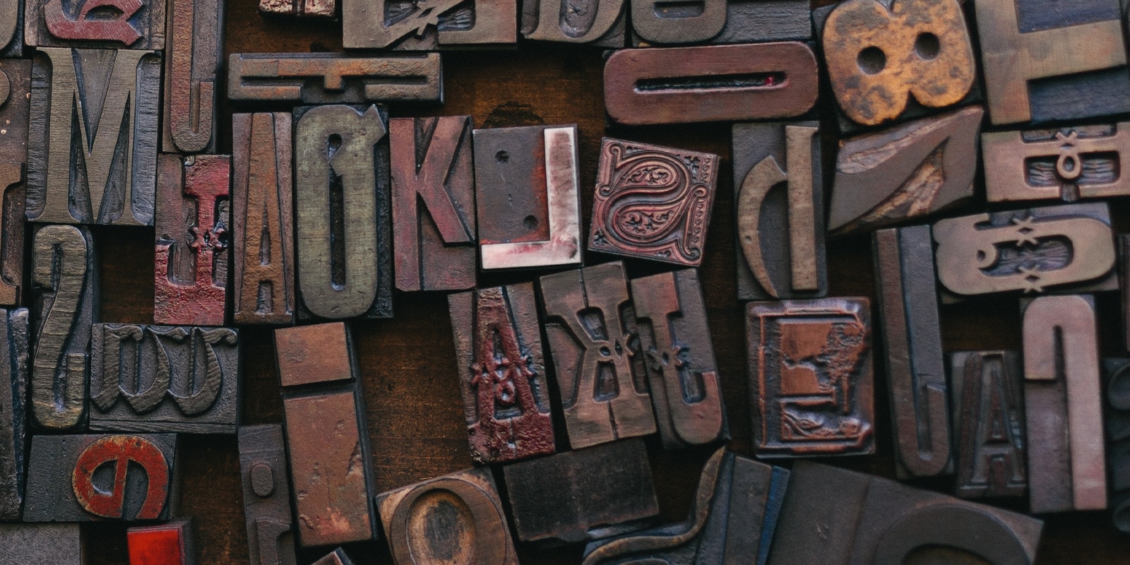 AQA A-Level English Language - An image of letter blocks
