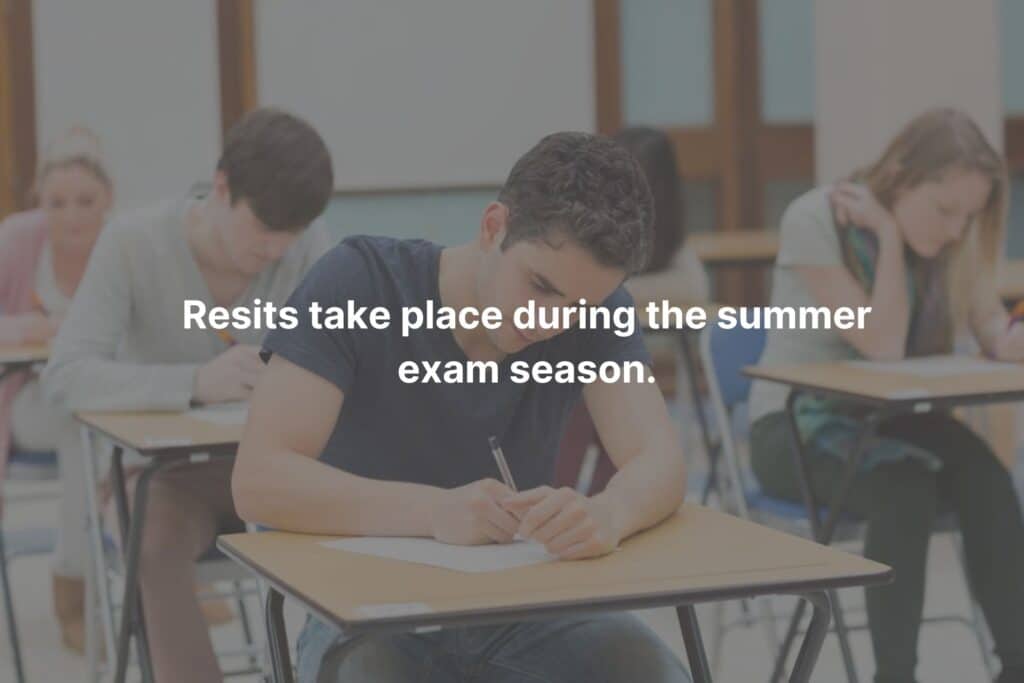 You can take A-levels and GCSEs online during the summer season.