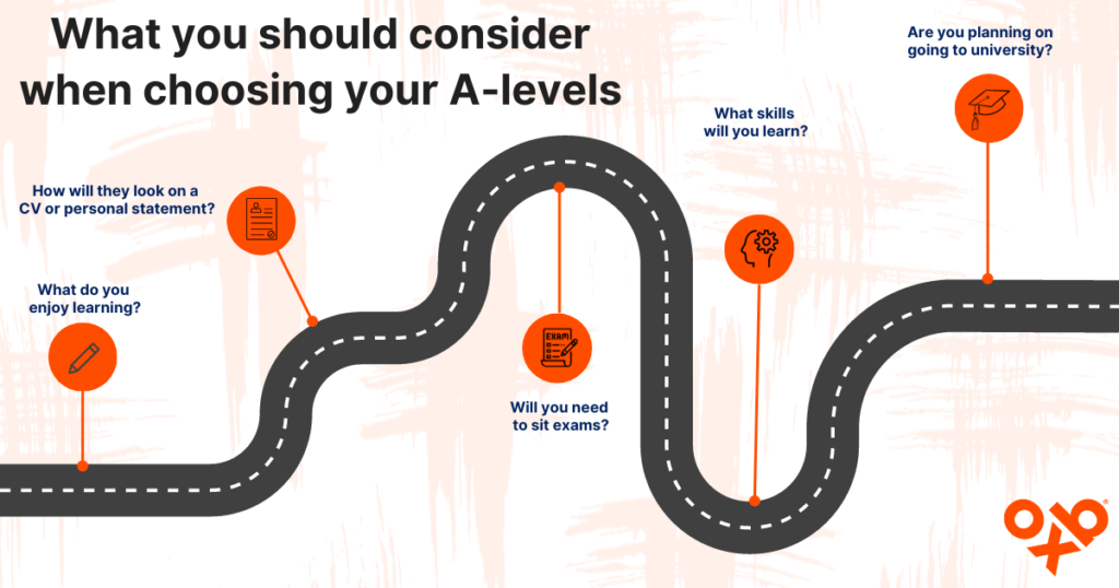 Important factors when choosing A-levels