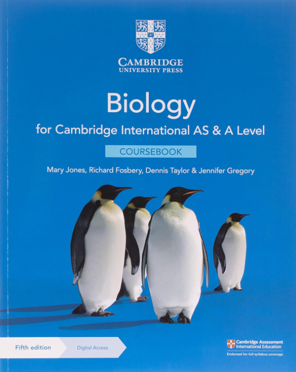 The front cover of the Cambridge International textbook