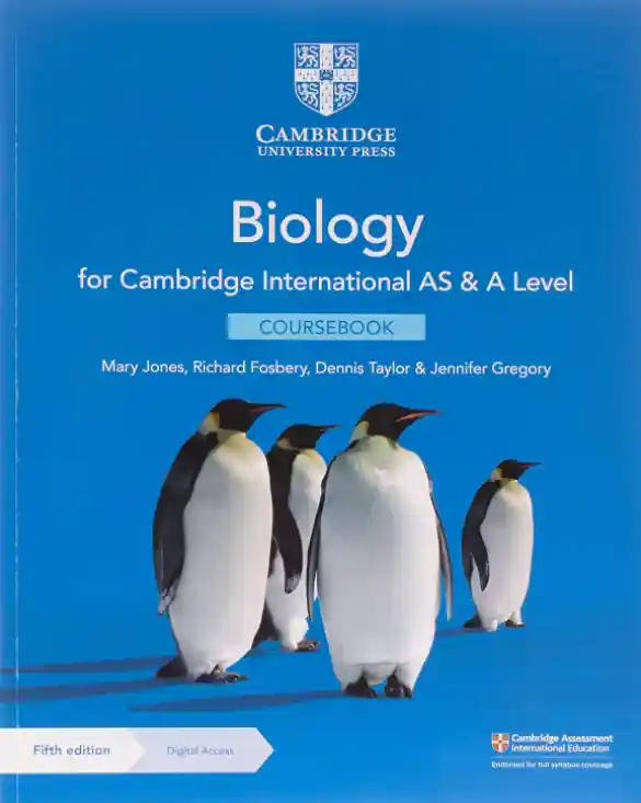 The front cover of the Cambridge International textbook
